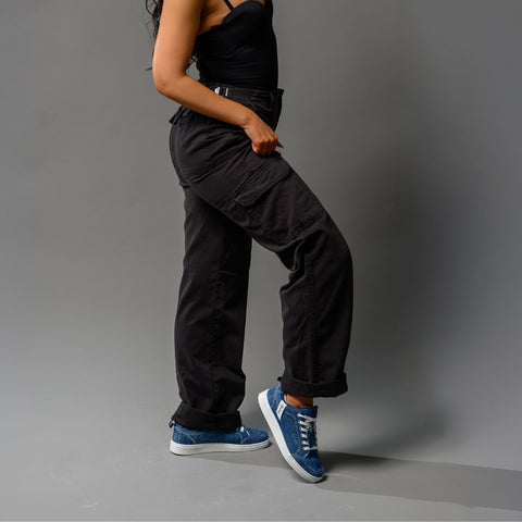 Raw Indigo Dance Sneakers